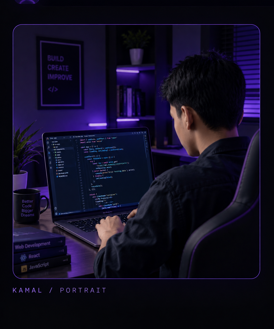 Kamal Krishna at work — workspace photo 2